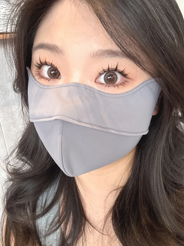 真的美鼠了❗️凉快又显脸小的防晒口罩！！！