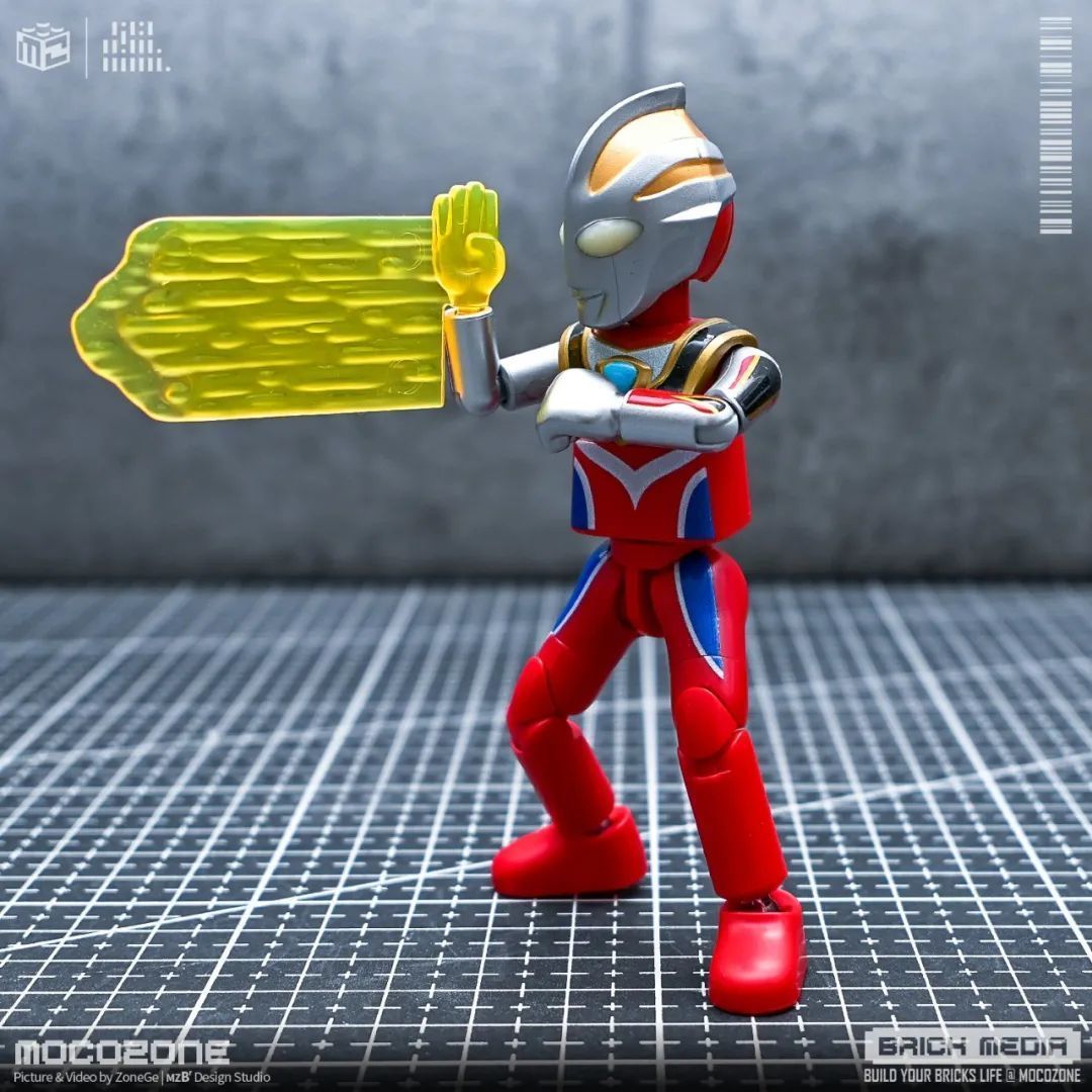 布鲁可奥特曼积木人群星版第12弹耀变星光