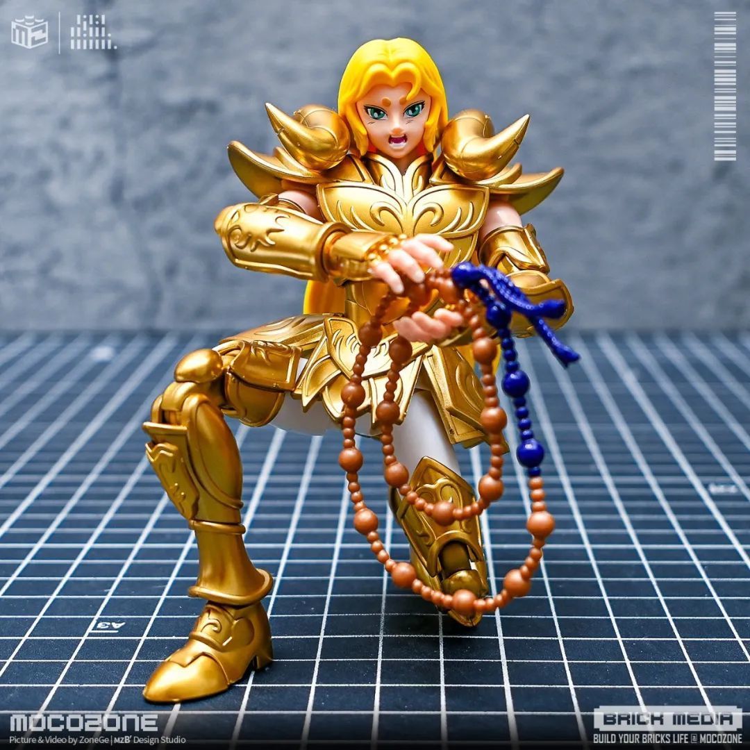 圣斗士黄金斗士！布鲁可积木人超越版再来重磅！