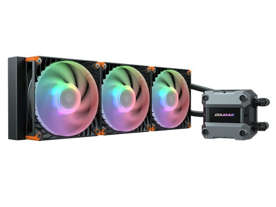 骨伽发布 POSEIDON ULTRA ARGB 系列水冷散热器,风扇造型独特