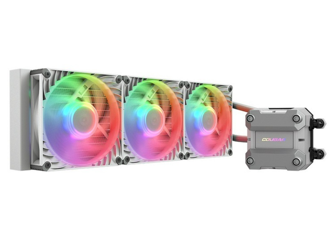 骨伽发布 POSEIDON ULTRA ARGB 系列水冷散热器,风扇造型独特