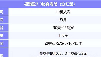 中英人寿福临门两全A款+福满盈3.0终身寿险分红型，全面解析