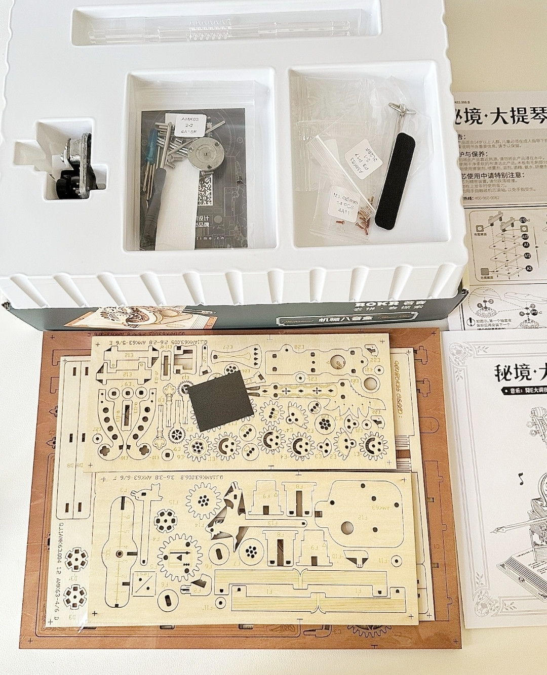 若客其他拼插怎么样若客ROKR秘境大提琴，积木拼搭的浪漫旋律_什么值得买