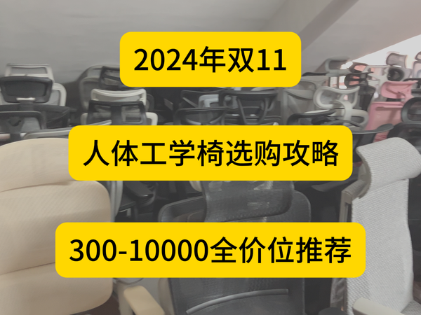 2024年双11人体工学椅选购攻略，300-10000全价位推荐