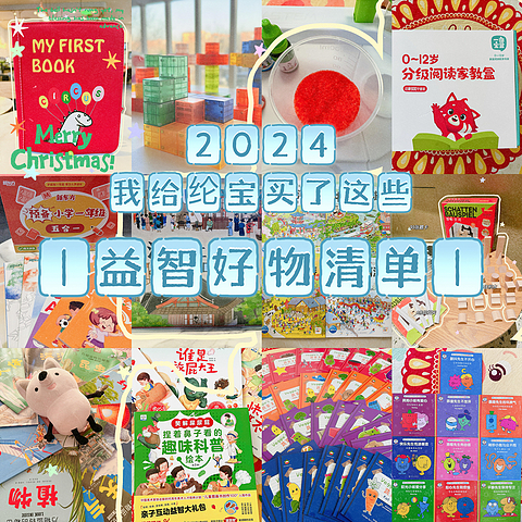 好物清单｜2024我给纶宝买了这……（玩具、幼小衔接、绘本童书）