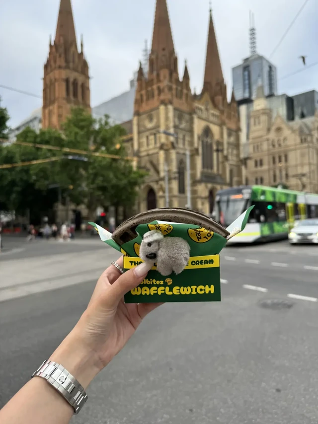 🇦🇺墨尔本city的🐨冰淇淋waffle吃到啦！