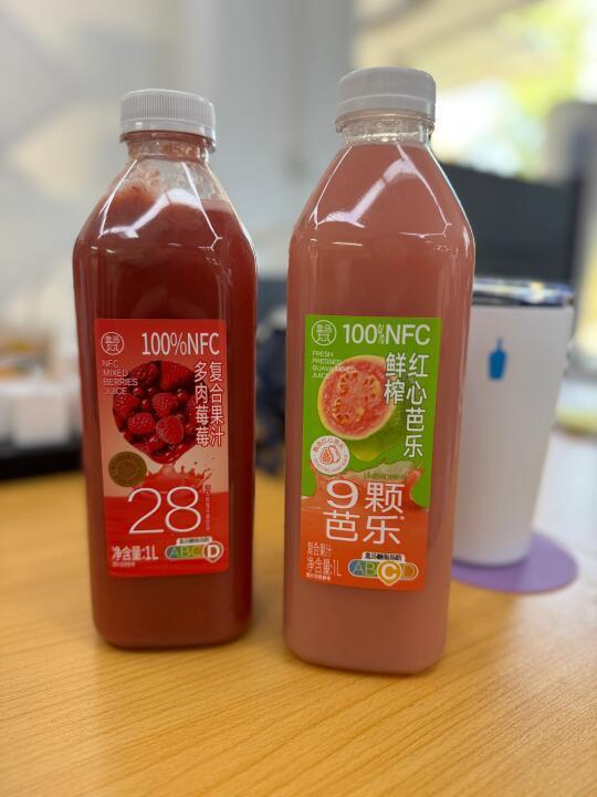 刚发现！盒马的NFC果汁竟然有糖脂等级诶