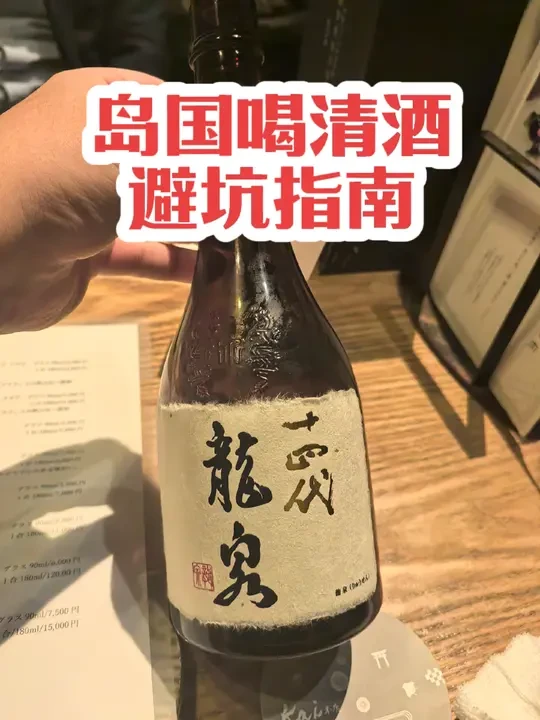 去日本喝清酒，避坑指南 #清酒 #十四代清酒 #新政清酒 #微醺时刻 #日本旅行