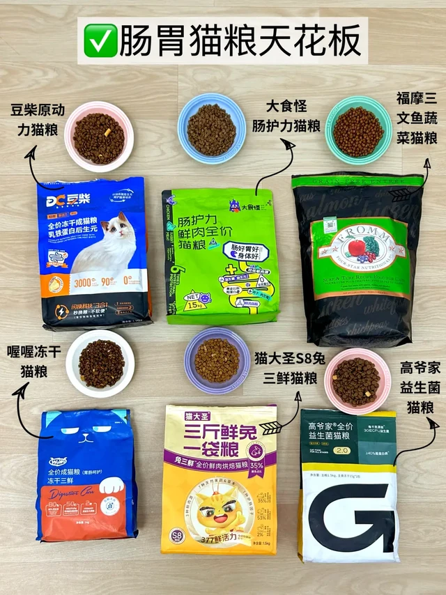 养猫人说句大实话！推荐几个肠胃猫粮天花板