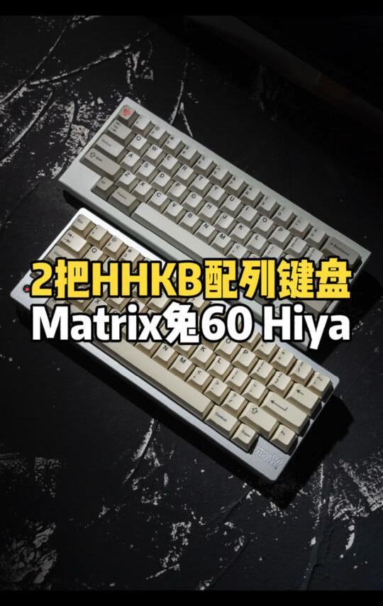 一次性定制2把Matrix HHKB配列键盘