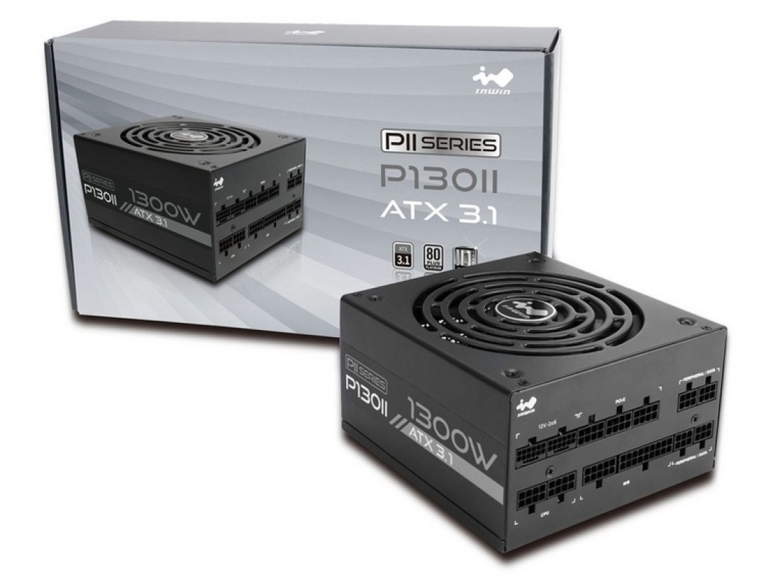 inWin 迎广发布 P130II 白金电源,紧凑身材、双 16Pin 供电、1300W功率