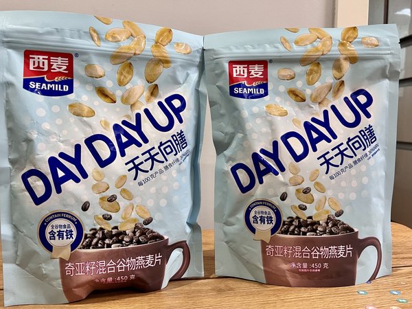 又买减肥餐，西麦奇亚籽混合谷物麦片