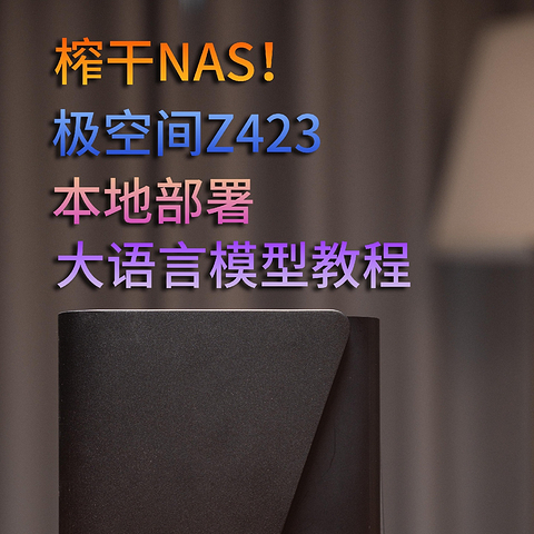 榨干你的NAS！在NAS上部署无限制的大语言模型！极空间Z423教程