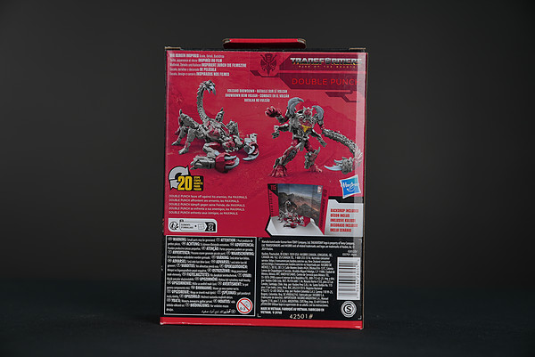 Hasbro 孩之宝 变形金刚 Studio Series 经典电影系列 编号SS-115 加强级（D级）双拳 型号G0533