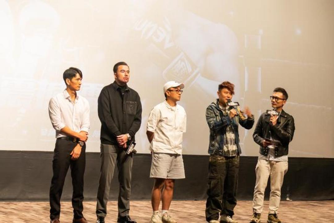 《震撼擂台》北京首映礼：挥洒热血与泪水的格斗人生
