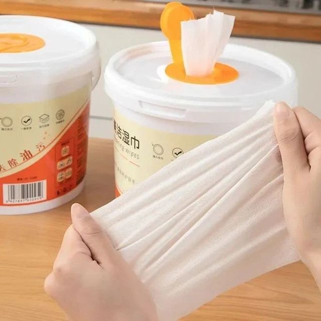 用完就扔的厨房湿纸巾，清洁到位，每张不到1毛钱！