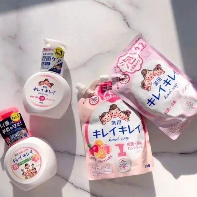 日本LION狮王儿童泡沫杀菌抑菌洗手液，泡沫绵密丰富，高效清洁！