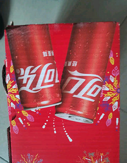 可口可乐（Coca-Cola）碳酸饮料 电商限定 330ml*20烟花罐年货礼盒装