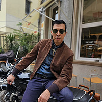 Massimo Dutti 男士多口袋稳重百搭防风夹克拉链式翻领外套