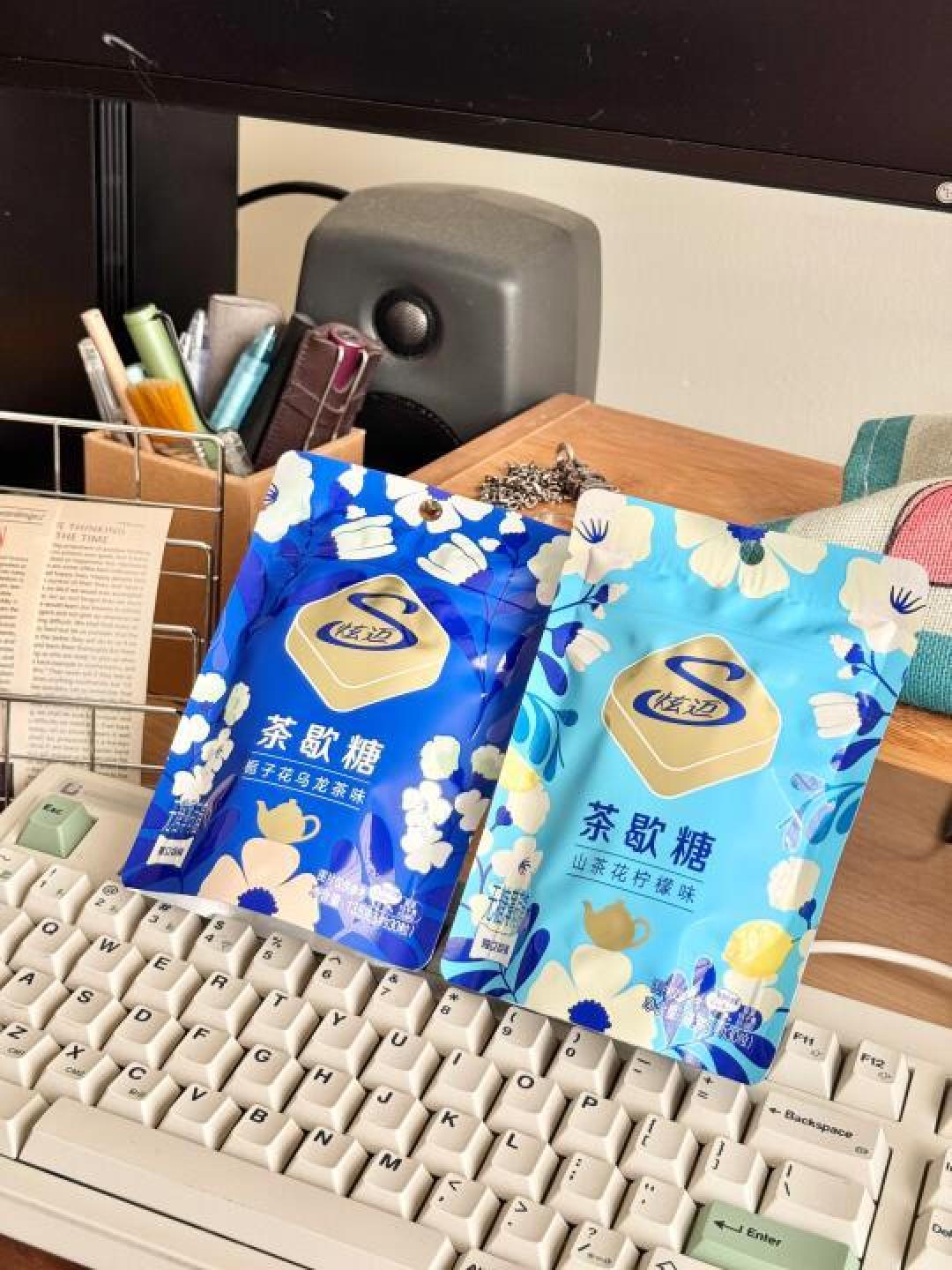 炫迈茶歇糖:明星同款,清新零糖口味引领职场新风尚