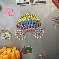 【抢到了！】国博孝端皇后凤冠冰箱贴，老祖宗审美就是牛！