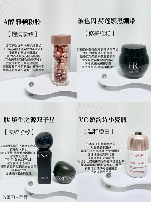 抗老产品成分才是关键！选对不交智商税
