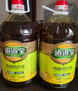 道道全特香菜籽油，还不错！