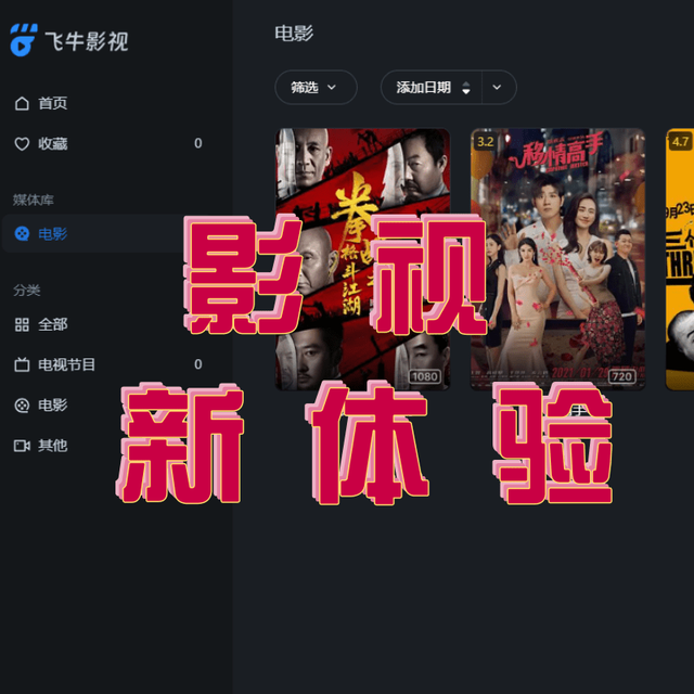 影视新体验！在NAS里又装了个飞牛NAS