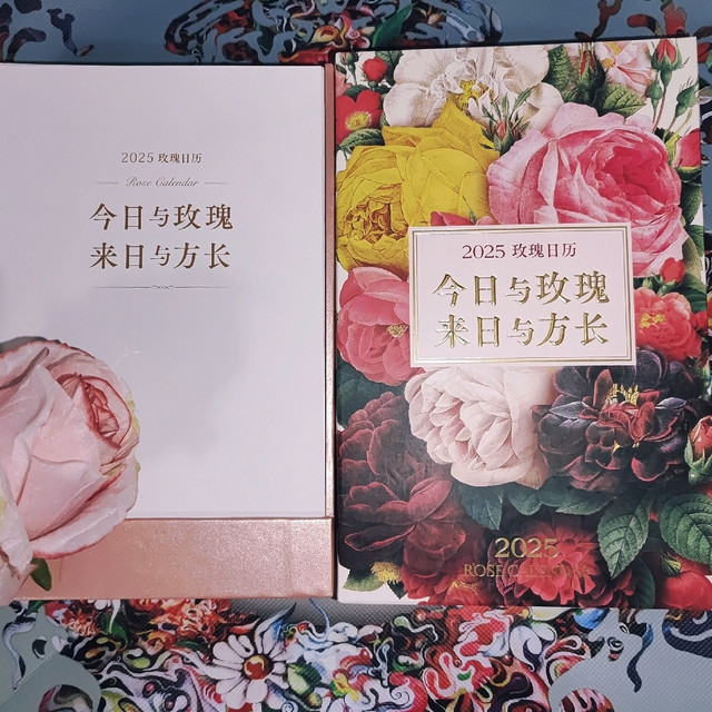 玫瑰藏诗间，岁月长歌时来自2025玫瑰日历