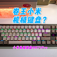 开箱小米机械键盘MK71Pro，卷王本王？这样的外观设计你喜欢吗？