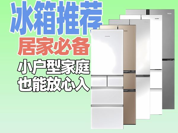小家庭也能用上高颜值大容量冰箱！小户型实用冰箱挑选指南！