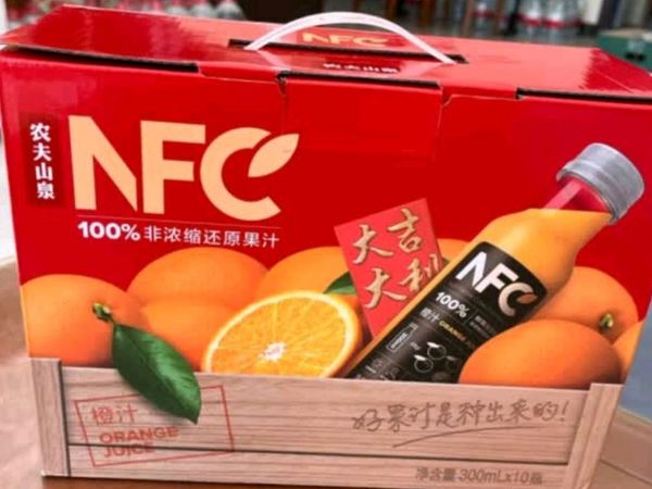 自然馈赠，“汁”享健康——农夫山泉 NFC 橙汁礼盒