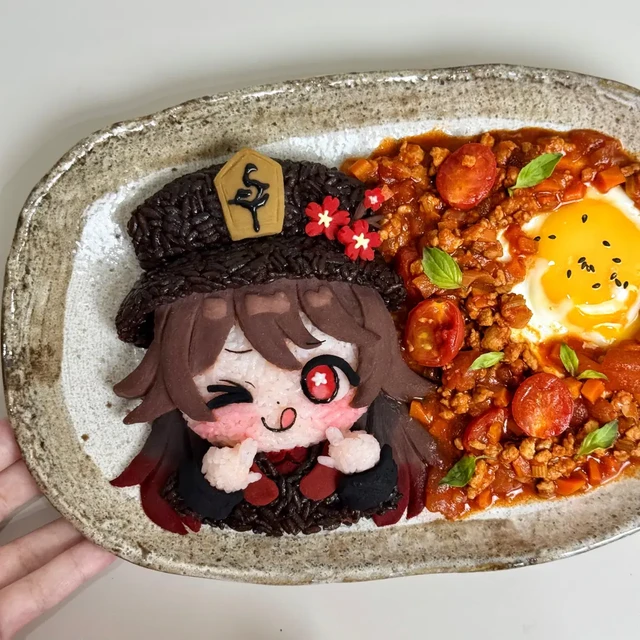 •͈ᴗ⁃͈自制胡桃番茄肉酱饭🍅胡桃厨来一口❓