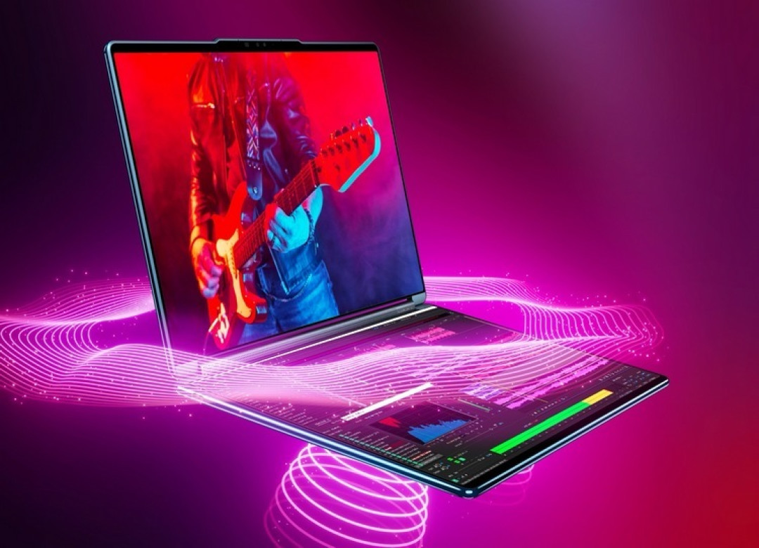 CES丨联想发布新款 Yoga Book 9i 双屏变形本,减重、加大电池、升级处理器