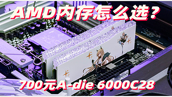 不到700的A-DIE 6000C28！玖合玲珑D5灯条AMD装机实测 性能如何？