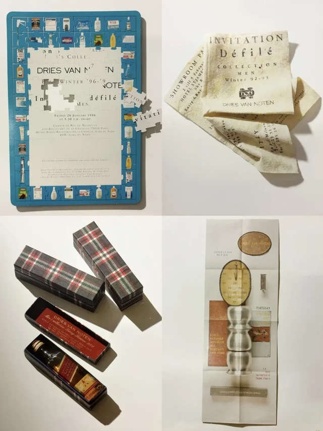 Invitations from Dries Van Noten