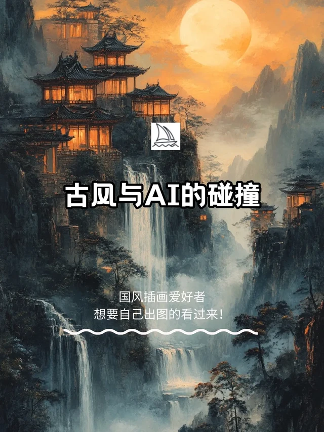 【好书推荐】如何用画好AI古风插画。古风与AI的碰撞：《Midjourney 古风插画设计与创作教程》📚
🎨在艺术的世界中，古风与现代技术的融合总能擦出不一样的火花。今天要为大家介绍的这本书——《Mi