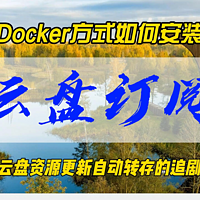 云盘订阅，Docker方式如何安装