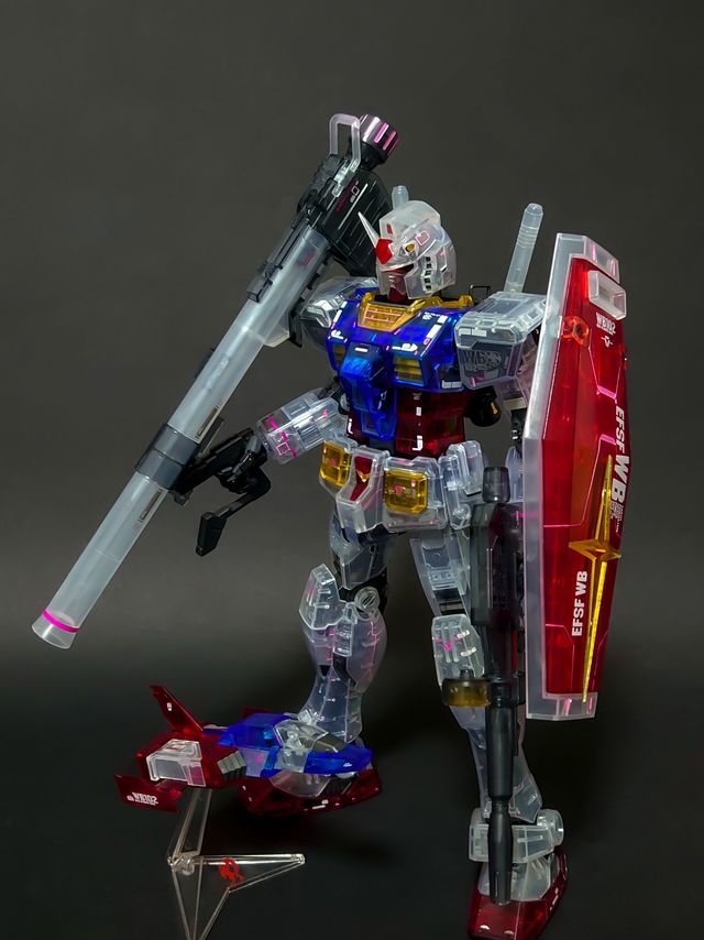 掉件王？MG高达基地限定 彩透RX78-2高达
