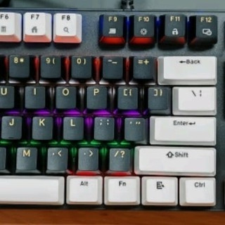 这键盘黑白配色真的好看