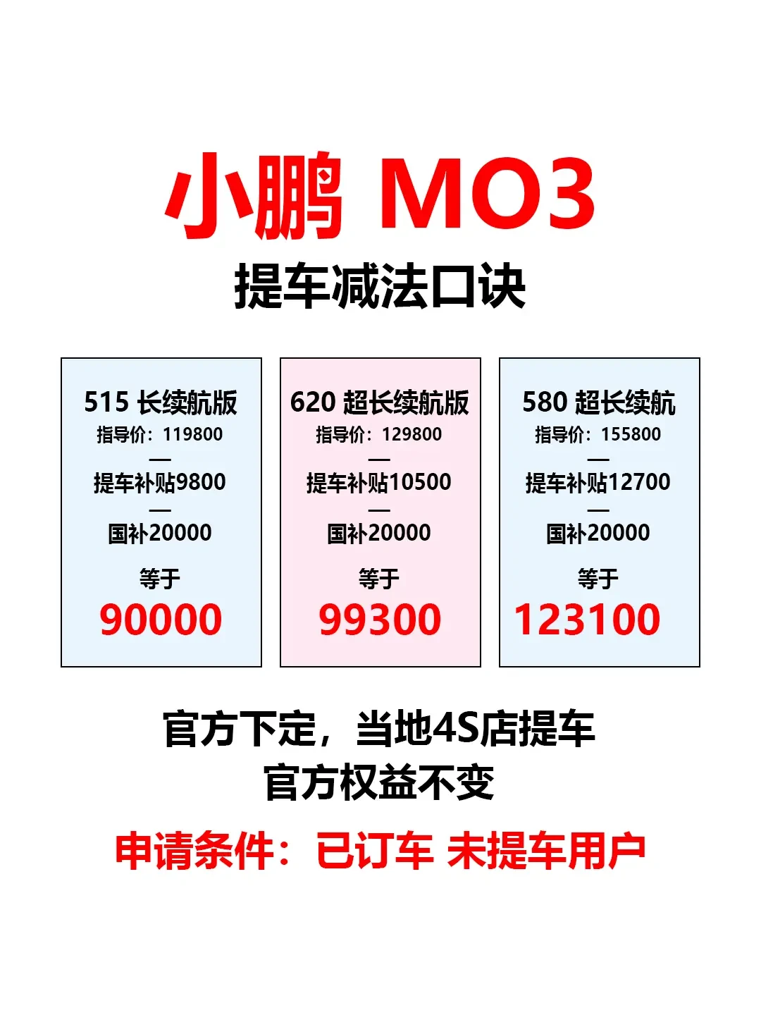 小鹏MONA MO3购车全攻略：省钱购车轻松享