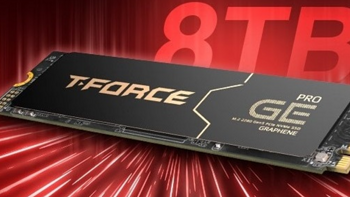 十铨 T-FORCE GE PRO 喜增 8TB 版本，石墨烯导热、带缓存