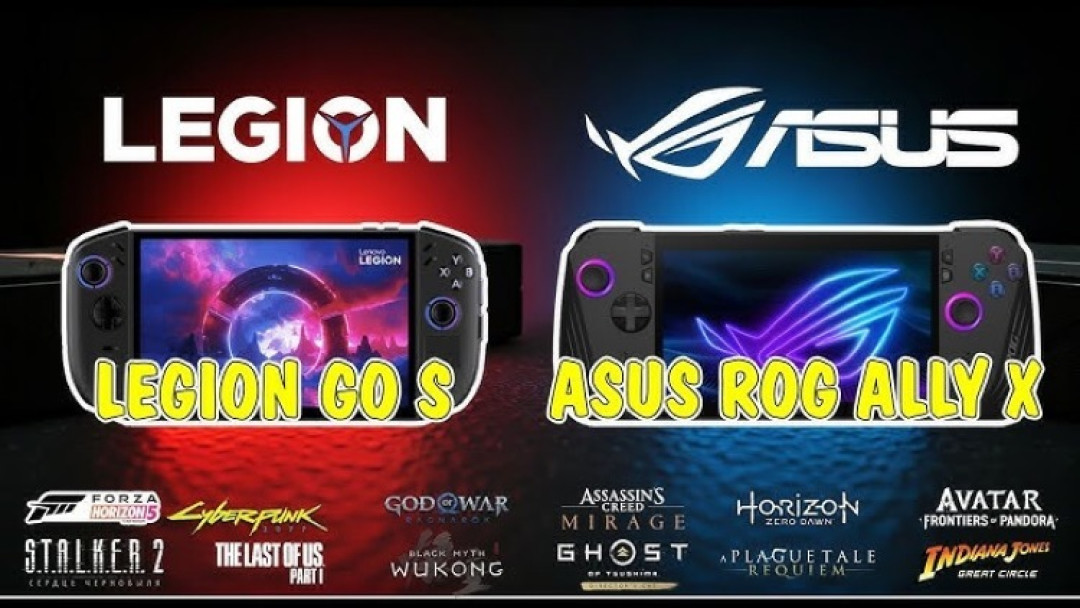 前瞻丨差距没有那么大：联想拯救者 Legion Go S 对比华硕 ROG Ally X