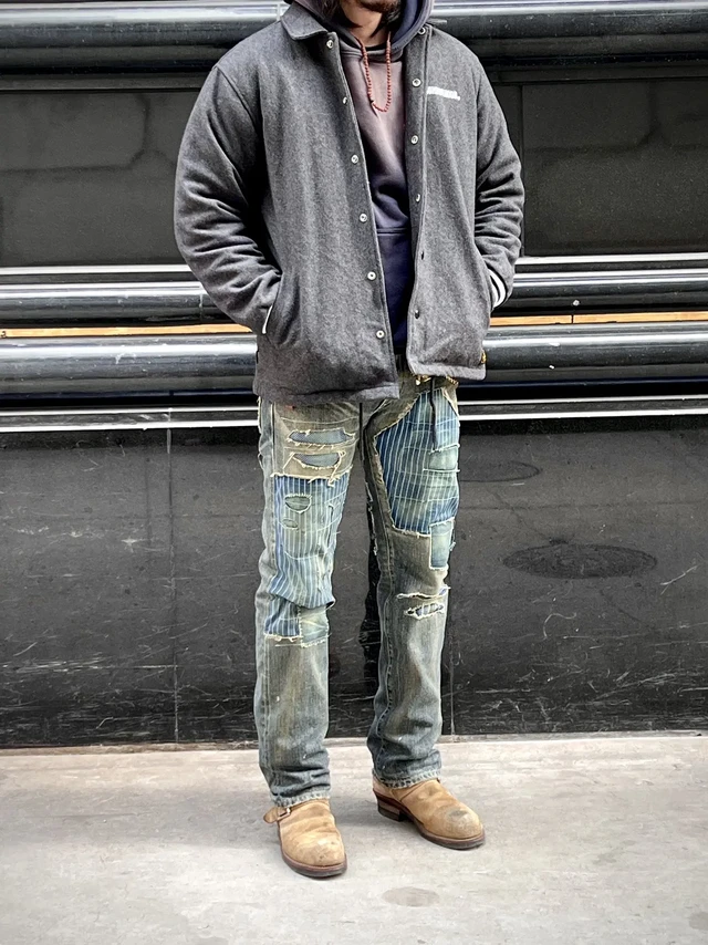 OOTD｜原来当年的牛王也已经10岁了。说起邻居，不知道大家是什么观感？

初识邻居，是陈老师上身的十年我战M65，正式踏入咔叽这个坑。从牛仔裤到军装到工装到靴子逐个模块学习理解，过后发现邻居这些领域