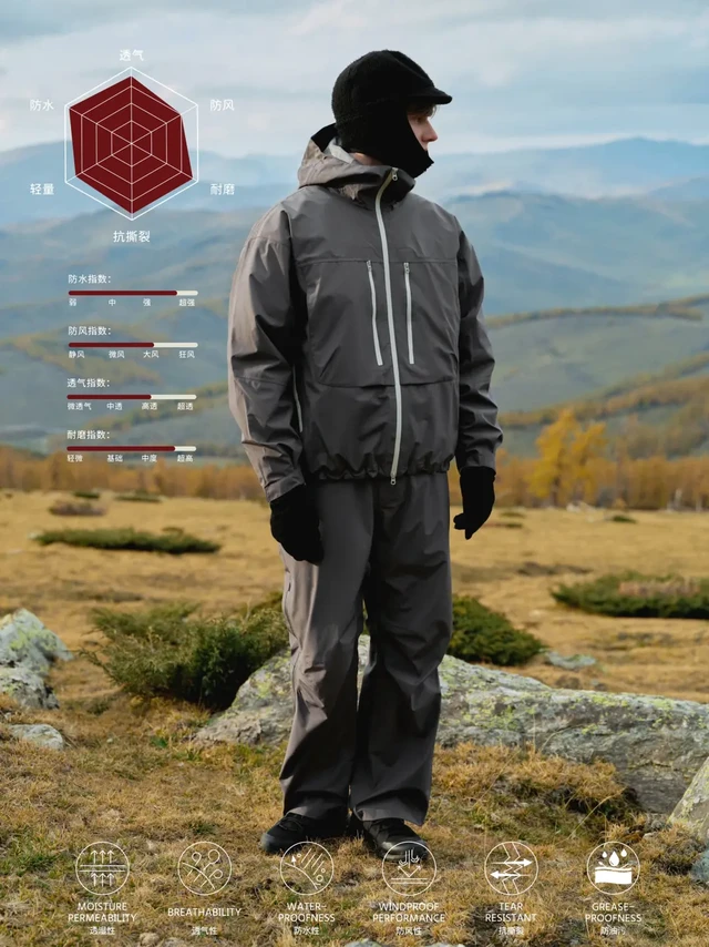 EVISTUB新品｜全天候全压胶三防硬壳冲锋衣