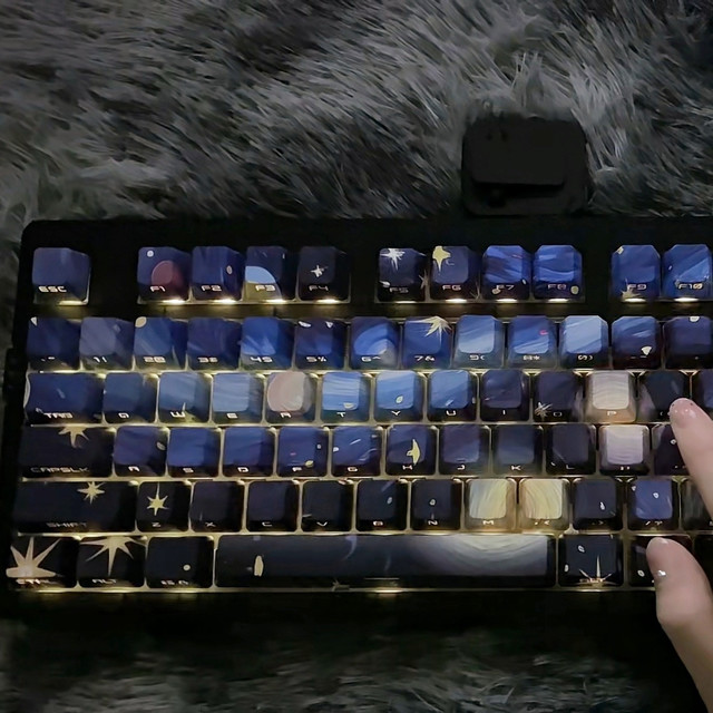 黑透星空，侧刻艺术——佐赫ZH980机械键盘