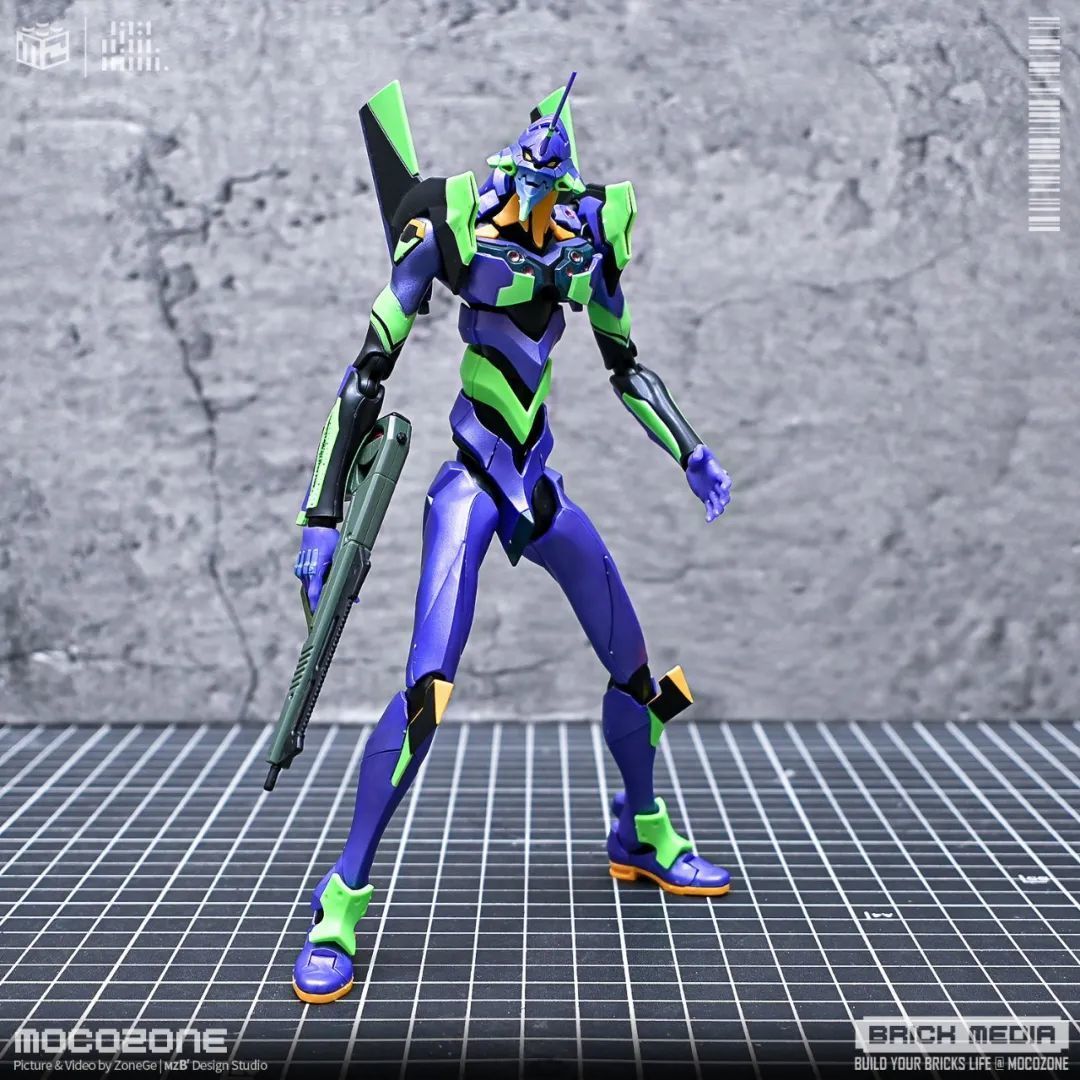 新世纪福音战士初号机 EVA-01,布鲁可这款做的还可以!