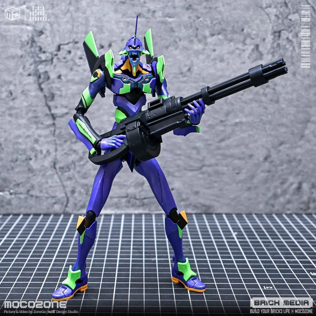 新世纪福音战士初号机 EVA-01,布鲁可这款做的还可以!