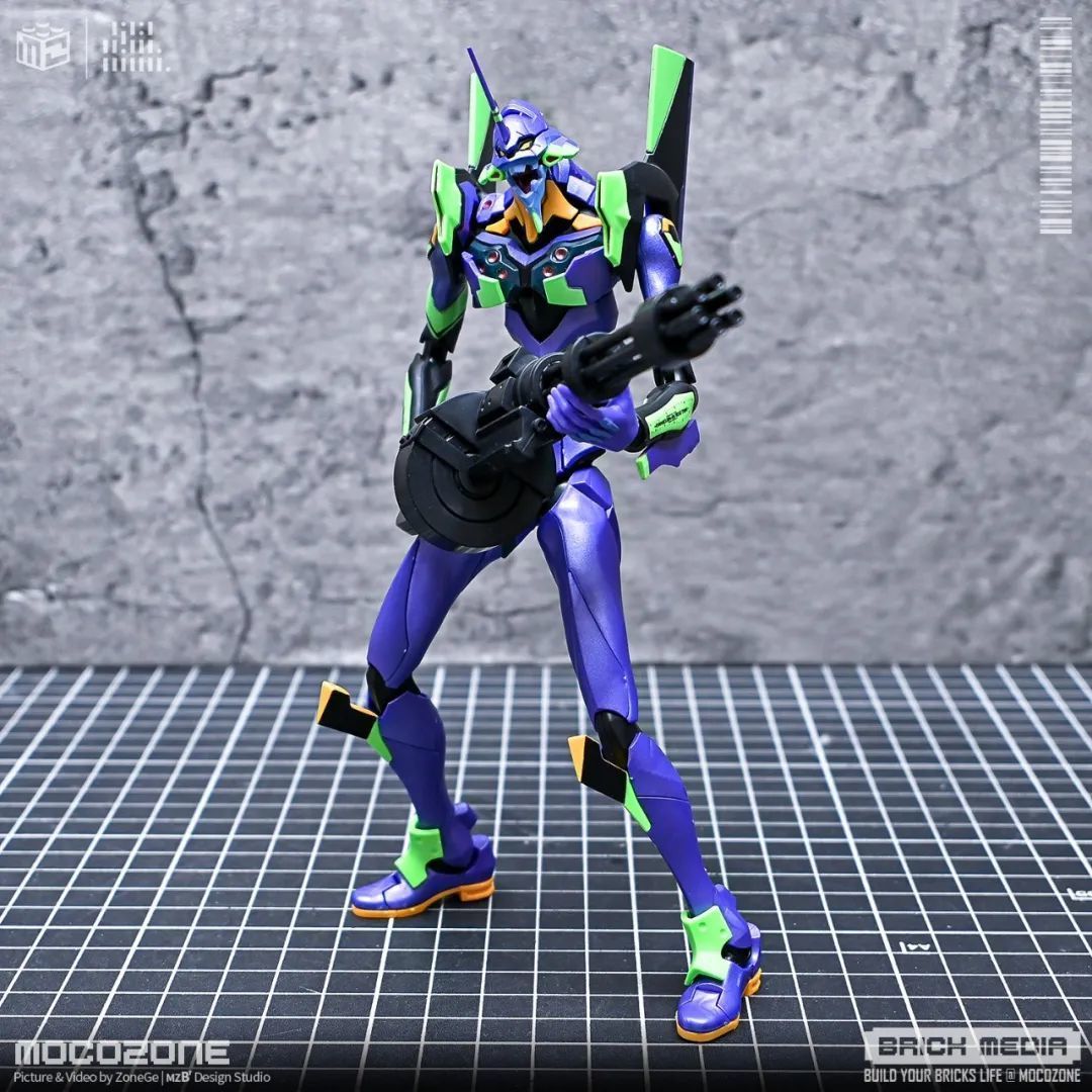 新世纪福音战士初号机 EVA-01,布鲁可这款做的还可以!