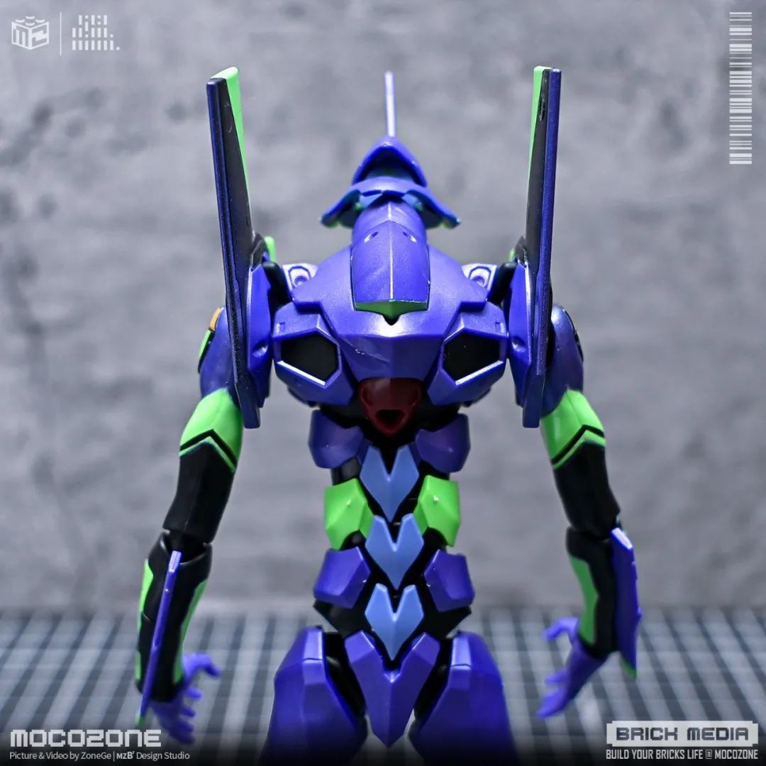 新世纪福音战士初号机 EVA-01,布鲁可这款做的还可以!